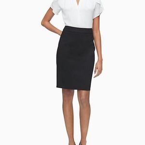 Calvin Klein Black Pencil Suit Skirt size 10